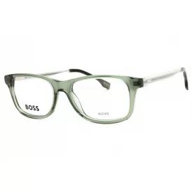   Hugo Boss BOSS 1547 szemüvegkeret átlátszó olivazöld zöld/Clear demo lencsék férfi