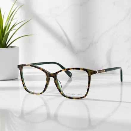 Banana Republic BR 220 szemüvegkeret olivazöld barna /Clear demo lencsék női