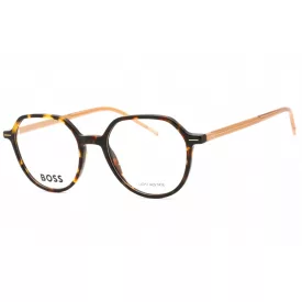   Hugo Boss BOSS 1586 szemüvegkeret barna sárga / Clear demo lencsék Unisex férfi női