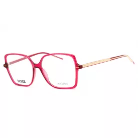   Hugo Boss BOSS 1587 szemüvegkeret Cherry / Clear lencsék női