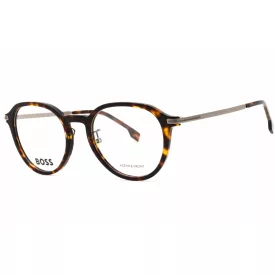   Hugo Boss BOSS 1615/F szemüvegkeret barna sötét ruténium/Clear demo lencsék férfi