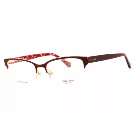 Kate Spade MARJORIE szemüvegkeret piros PTTRN/Clear demo lencsék női