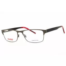   HUGO HG 1263 szemüvegkeret sötét ruténium szürke/Clear demo lencsék férfi
