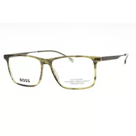   Hugo Boss BOSS 1642 szemüvegkeret ruténium zöld HORN/Clear demo lencsék férfi
