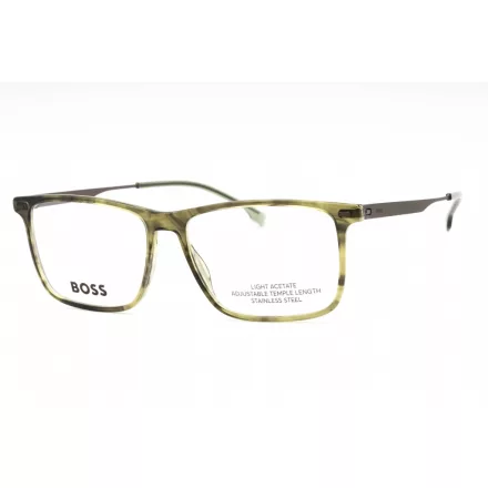 Hugo Boss BOSS 1642 szemüvegkeret ruténium zöld HORN/Clear demo lencsék férfi