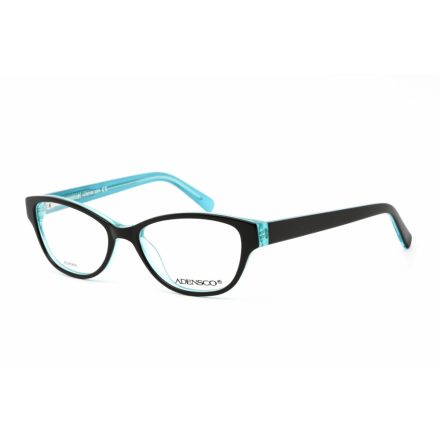 Adensco Ad 201 szemüvegkeret fekete türkiz / Clear demo lencsék női