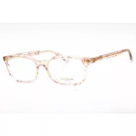   Coach 0HC6174F szemüvegkeret átlátszó rózsaszín virágos Print  / Clear lencsék női