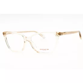   Coach 0HC6206U szemüvegkeret átlátszó sárga/Clear demo lencsék női