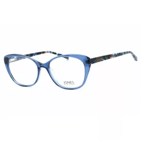   Jones új York J774 szemüvegkeret kék / Clear lencsék női