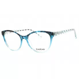   Bebe BB5195 szemüvegkeret kék gradiens / Clear demo lencsék női