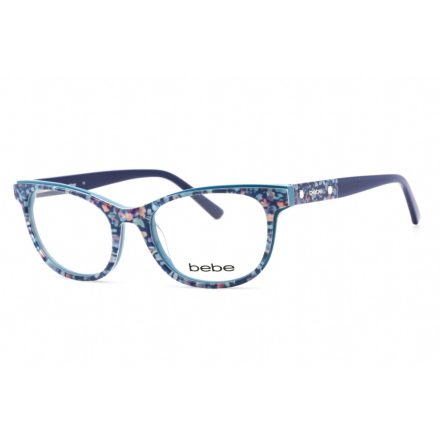 Bebe BB5198 szemüvegkeret Navy virágos / Clear lencsék női