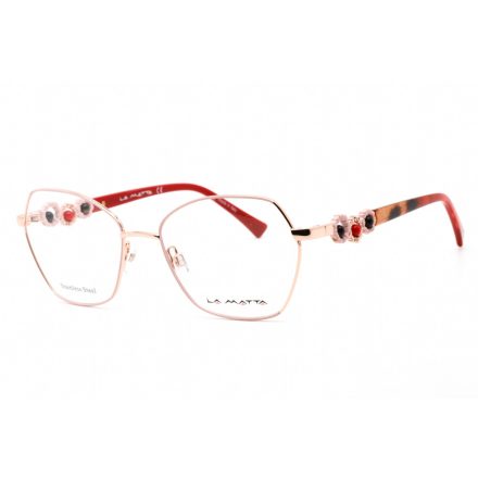 La Matta LMV3317 szemüvegkeret Pale rózsaszín/arany / Clear lencsék női
