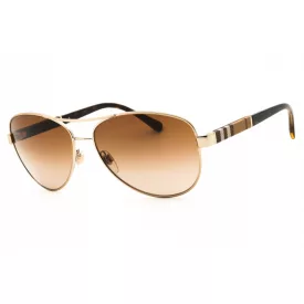   Burberry 0BE3080 napszemüveg arany barna / barna Shaded férfi