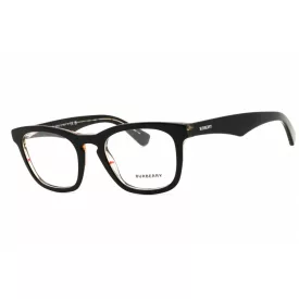   Burberry 0BE2417 szemüvegkeret fekete On Vintage Checkered/Clear demo lencsék férfi