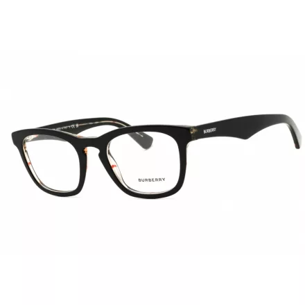 Burberry 0BE2417 szemüvegkeret fekete On Vintage Checkered/Clear demo lencsék férfi
