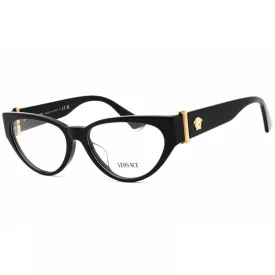   Versace 0VE3366F szemüvegkeret fekete/Clear demo lencsék női