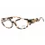 Versace 0VE3369F szemüvegkeret barna szürke/Clear demo lencsék női