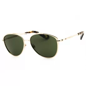   Burberry 0BE3157 napszemüveg világos arany/sötét zöld Unisex férfi női