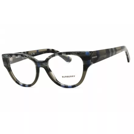 Burberry 0BE2421 szemüvegkeret Checkered Lichen szürke/Clear demo lencsék női