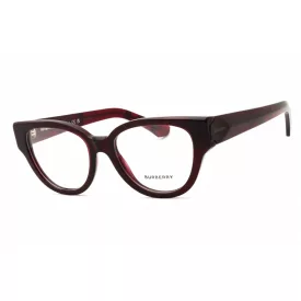   Burberry 0BE2421 szemüvegkeret Checkered piros/Clear demo lencsék női