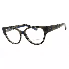   Burberry 0BE2421 szemüvegkeret Checkered Lichen szürke/Clear demo lencsék női