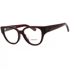   Burberry 0BE2421F szemüvegkeret Checkered piros/Clear demo lencsék női