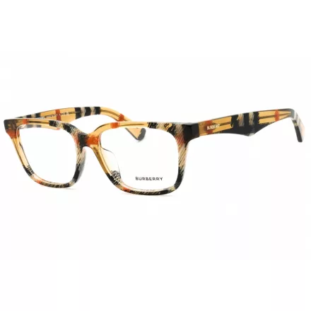 Burberry 0BE2425D szemüvegkeret Check Sand/Clear demo lencsék Unisex férfi női