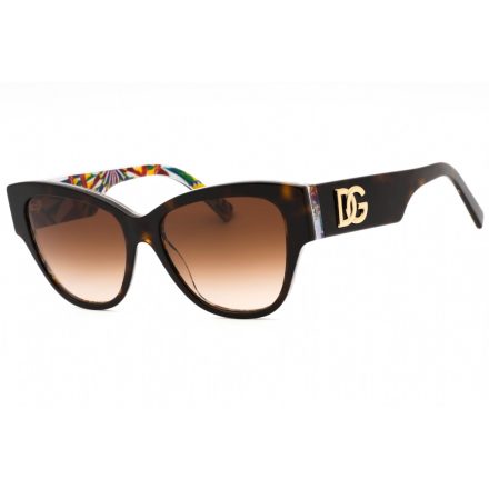 Dolce & Gabbana 0DG4449 napszemüveg barna On fehér Barrow/barna gradiens  női