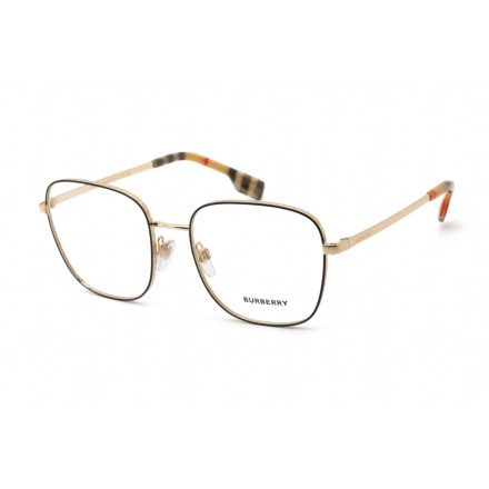 Burberry 0BE1347 szemüvegkeret Pale arany/fekete / Clear lencsék Unisex férfi női