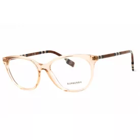   Burberry 0BE2389 szemüvegkeret átlátszó barack/Clear demo lencsék női