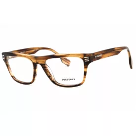   Burberry 0BE2387 szemüvegkeret átlátszó barna Horn/Clear demo lencsék férfi