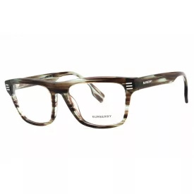   Burberry 0BE2387 szemüvegkeret átlátszó zöld Horn/Clear demo lencsék férfi
