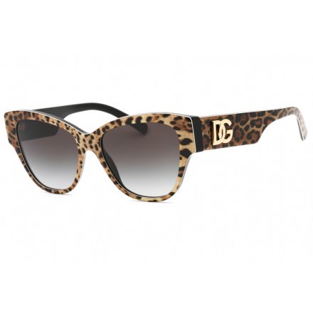 Dolce & Gabbana 0DG4449 napszemüveg barna Leopard Print On fekete/sötét szürke gradiens  női