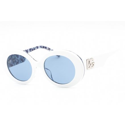 Dolce & Gabbana 0DG4448F napszemüveg fehér on kék Maiolica / világos tükrös Silve női