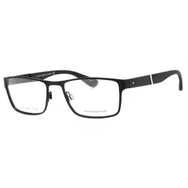   Tommy Hilfiger Th 1543 szemüvegkeret matt fekete / Clear demo lencsék férfi