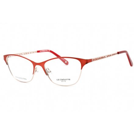 Liz Claiborne L 465 szemüvegkeret matt piros arany / Clear lencsék női