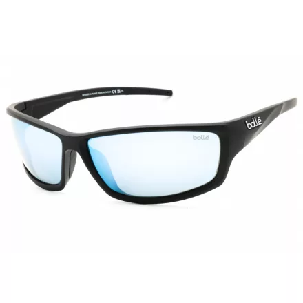 Bolle CERBER napszemüveg fekete matt - Sky kék polarizált Unisex férfi női