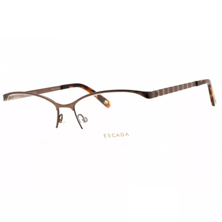 Escada VES873 szemüvegkeret csillógó sötét barna/Clear Demo lencsék női