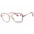 KARL LAGERFELD KL345 szemüvegkeret piros/clear demo lencsék női