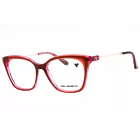   KARL LAGERFELD KL6108 szemüvegkeret barna / rózsa/Clear demo lencsék női