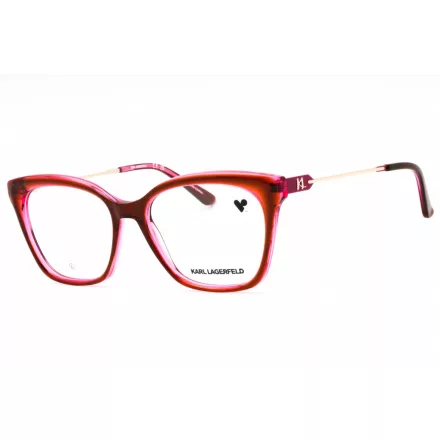 KARL LAGERFELD KL6108 szemüvegkeret barna / rózsa/Clear demo lencsék női