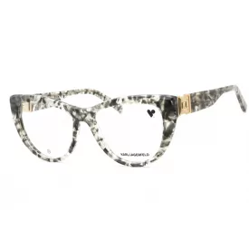   KARL LAGERFELD KL6133 szemüvegkeret texturált szürke/Clear demo lencsék női