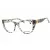 KARL LAGERFELD KL6133 szemüvegkeret texturált szürke/Clear demo lencsék női