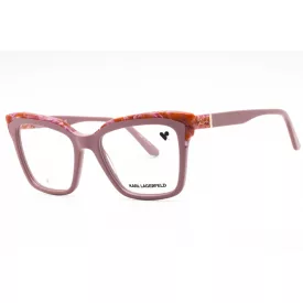   KARL LAGERFELD KL6130 szemüvegkeret rózsa/MARBLE/Clear demo lencsék női