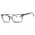 KARL LAGERFELD KL6134 szemüvegkeret csíkos szürke/Clear demo lencsék női