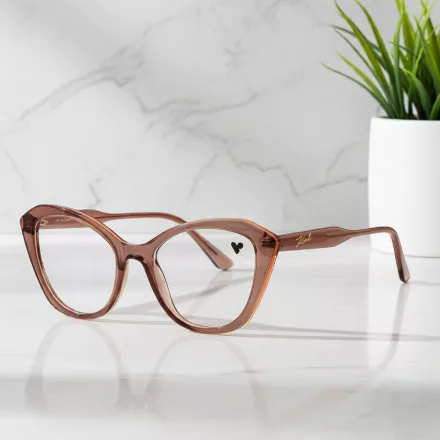 KARL LAGERFELD KL6137 szemüvegkeret barna/clear demo lencsék női