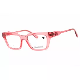   KARL LAGERFELD KL6152 szemüvegkeret rózsa/Clear demo lencsék Unisex férfi női