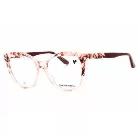   KARL LAGERFELD KL6154 szemüvegkeret rózsa/MARBLE rózsa/Clear demo lencsék női