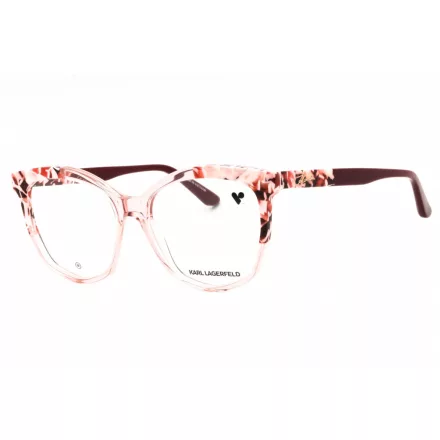 KARL LAGERFELD KL6154 szemüvegkeret rózsa/MARBLE rózsa/Clear demo lencsék női