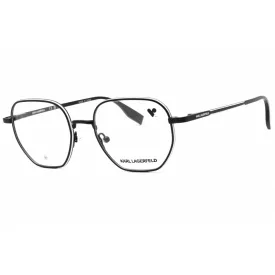   KARL LAGERFELD KL351 szemüvegkeret matt fekete/Clear demo lencsék Unisex férfi női